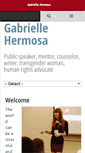 Mobile Screenshot of gabriellehermosa.com